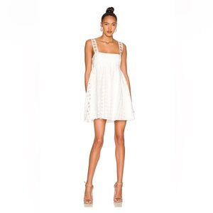 Amanda Uprichard Russo Dress in White Checkered